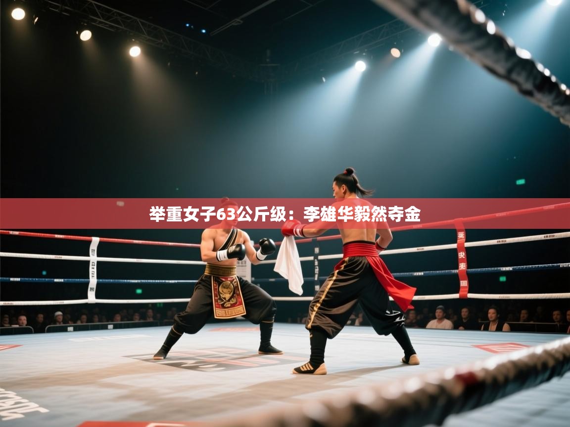 -举重女子63公斤级：李雄华毅然夺金